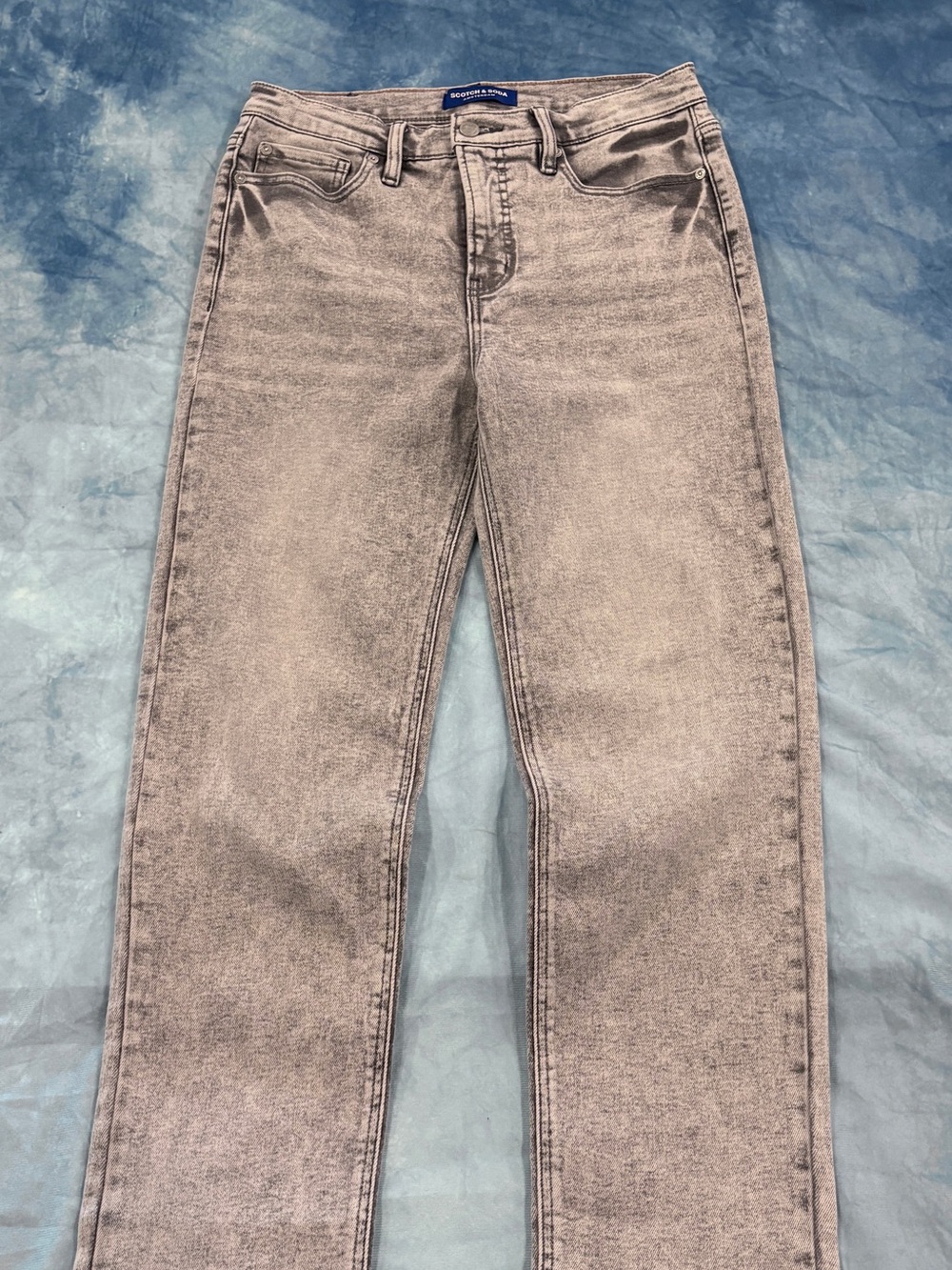 Scotch & Soda Amsterdam Grey Acid Wash Stretch Jeans Women’s Size 6